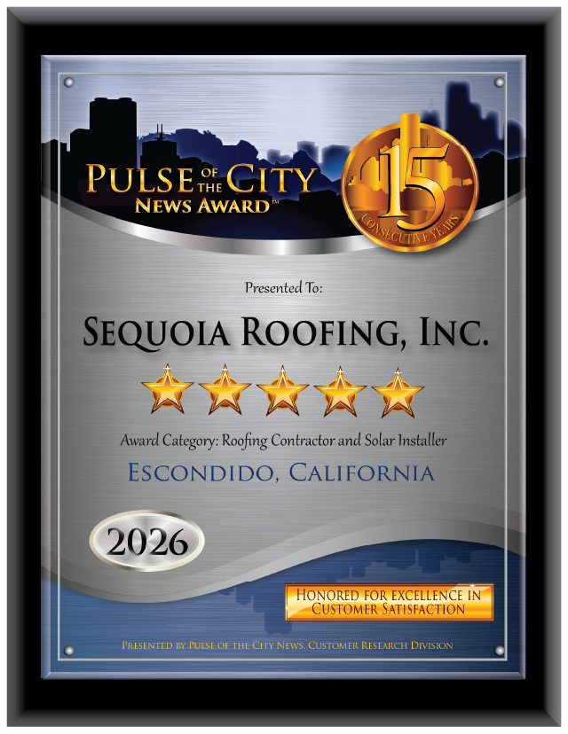 Sequoia roofing15 year