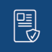 License Icon with shield